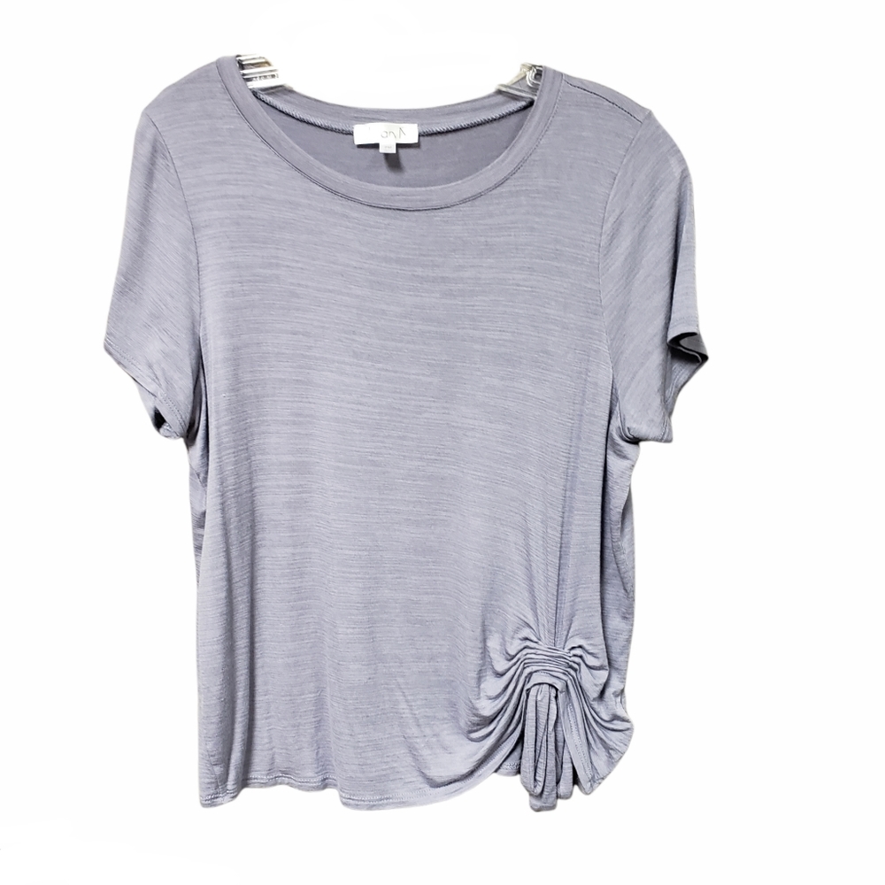 Jillian N Lavender Short Sleeve Shirt Sz MP